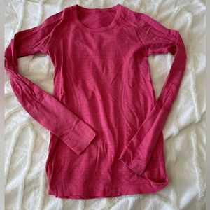 Lululemon swiftly tech long sleeve crew size 6